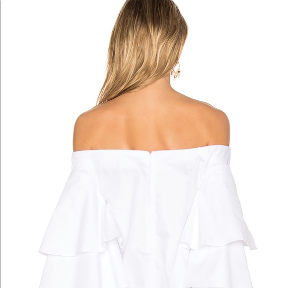 TIERED TOP IN WHITE - Picture 4 of 4